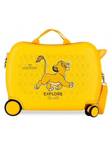 4769841 ABS ROLLING SUITCASE 4W.(2 MULTID.) 45CM.  THE LION